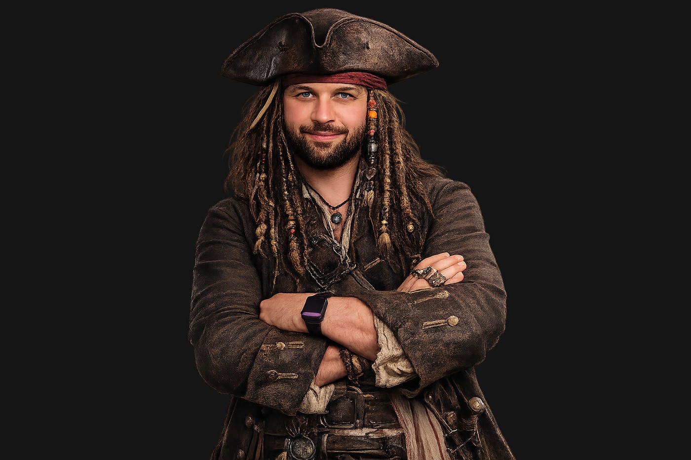 KI-Beispiel: Patrick als Pirat